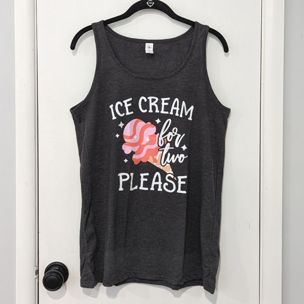 Ice Cream Maternity Tank Top